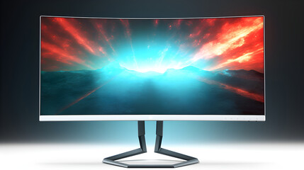 Futuristic Gaming Monitor with 600Hz Refresh Rate: An Ultimate Tool for Gamers