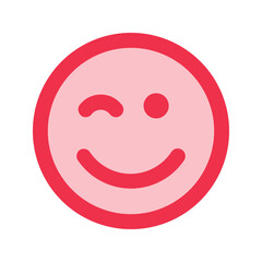 wink outline fill icon