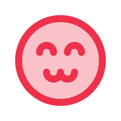 Obraz premium cute outline fill icon
