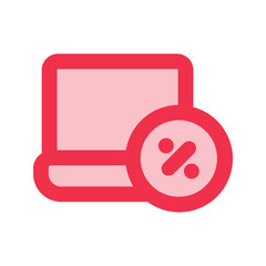 laptop outline fill icon