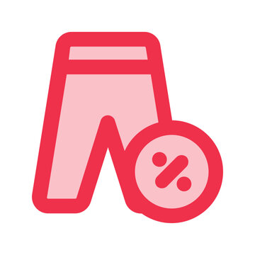 pink pants sale icon clip art preview