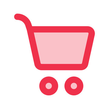 recommend clip art: shopping cart outline fill icon