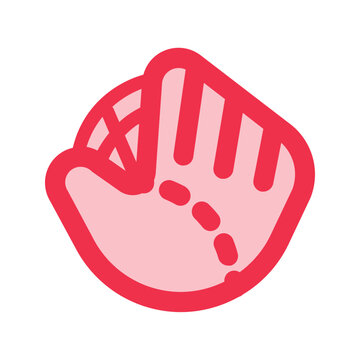 recommend clip art: baseball glove outline fill icon