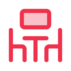 meeting room outline fill icon