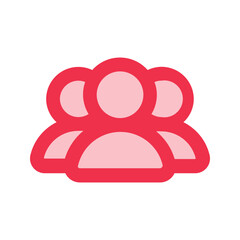 team outline fill icon