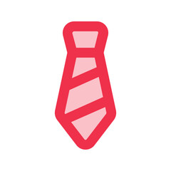 tie outline fill icon