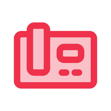 recommend clip art: telephone outline fill icon