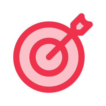 recommend clip art: goal outline fill icon