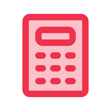 recommend clip art: calculator outline fill icon