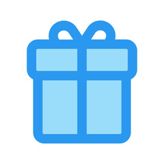 Obraz premium gift box outline fill icon