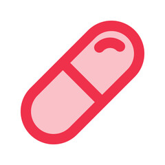 pill outline fill icon