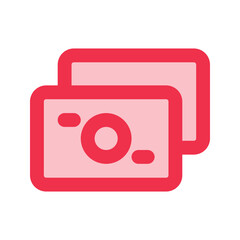 banknotes outline fill icon