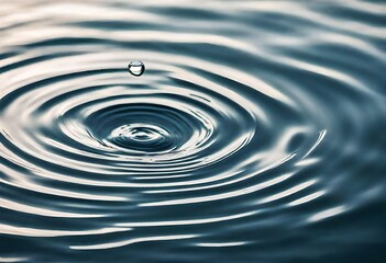 water ripples in the ocean, sea, lake or pond