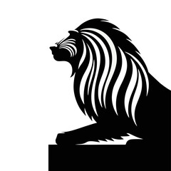 Simple and Clean Mandrill Primate Logo Icon	