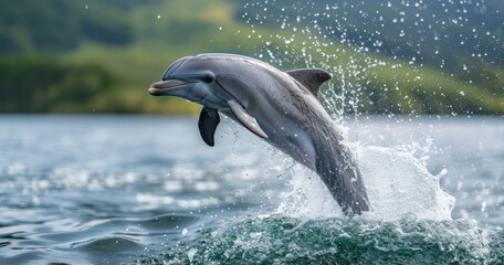 Astonishing Aquatic Stunts Captured as a Dolphin Soars Skyward