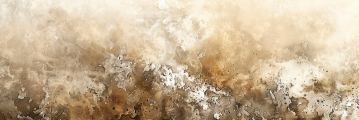 White and Brown Grunge Texture Background