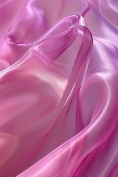 Abstract fluid shapes with pink and purple hues.