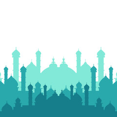 Landscape Mosque Silhouette