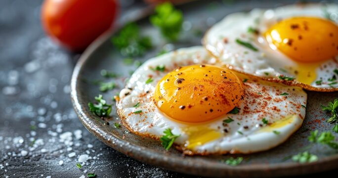 The Simple Elegance of Perfectly Cooked Fried Eggs for a Wholesome Start