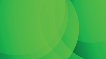 vector colorful green bright wavy and circle background