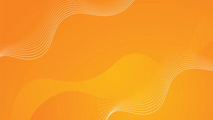 Vector abstract orange geometric shape colorful background design template