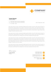 Modern Unique Letterhead Design