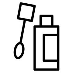 Lip Gloss icon from makeup and beauty collection