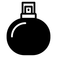 Perfume spray bottle icon