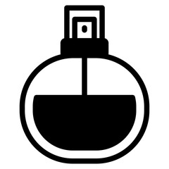 Perfume spray bottle icon