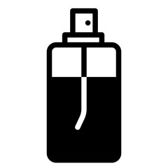 Perfume spray bottle icon
