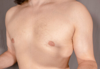Naklejka premium Male model posing . High quality photo