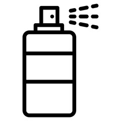 Perfume spray bottle icon
