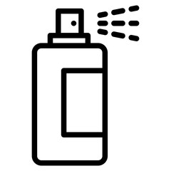 Perfume spray bottle icon