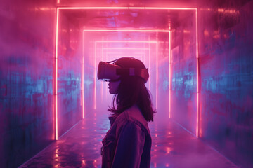 Obraz premium Into the Metaverse 