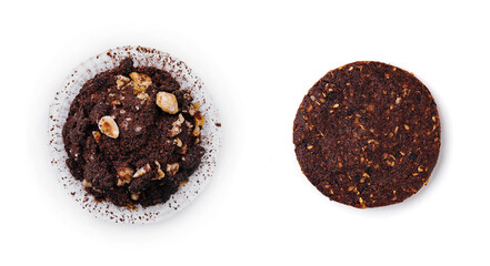 black chocolate muffins and Oatmeal Cookies