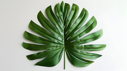 Tropical plant Monstera leaves, generative ai