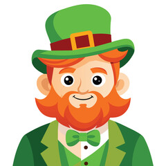 Saint patricks day leprechaun symbol illustration