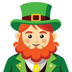 St patricks day greeting with beautiful illustration