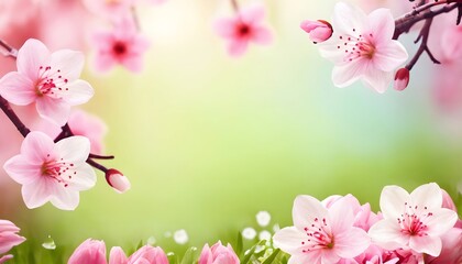 Pink Floral flower background 