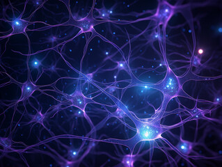 Abstract neuron nervous system illustration