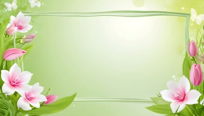 Floral Frame background 