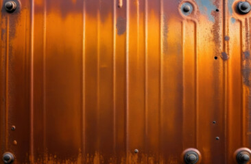 Part of a rusty metal door