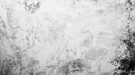 Brushed white wall texture - dirty background - generative ai - obrazy, fototapety, plakaty