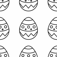 easter egg seamless pattern for textiles and fabrics and packaging and gifts and cards and linens and wrapping paper. high quality illustration