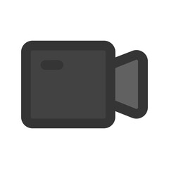 Fototapeta premium camera line color icon