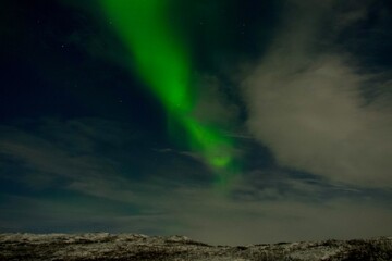 norvegia;
tromso;
fiordi;
luci artiche;
aurora boreale;
cielo d'inverno