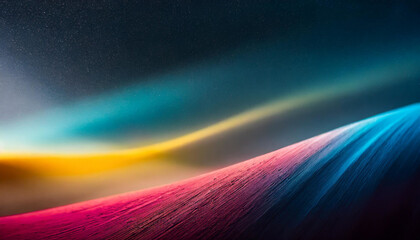 Dynamic Harmony: Vibrant Color Wave on Grainy Gradient Background