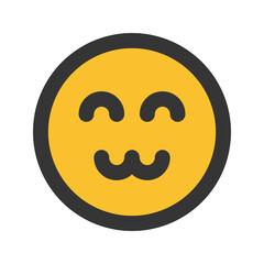 cute line color icon