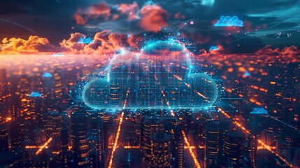 Envision a smart city powered by cloud computing, where AI and machine learning optimize everything from traffic to energy use
