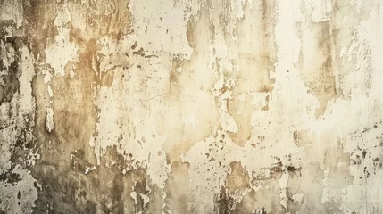 Fototapete Alte schmutzige strukturierte Wand Brushed white wall texture - dirty background - generative ai